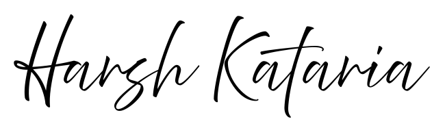 Harsh Kataria Signature